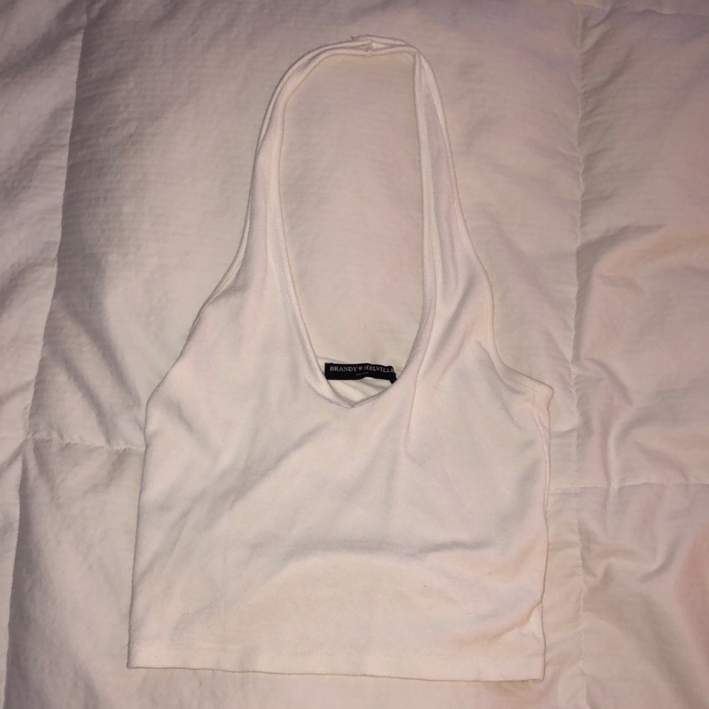 brandy Melville crop top, halter